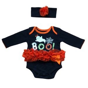 Way to Celebrate! Halloween Boo! Bodysuit Onesie